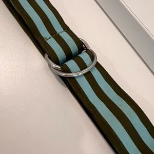 J. CREW WOMEN’S RIBBON BELT💕SIZE S/M💕 Olive Green Blue